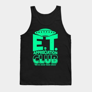 Alien E.T. UFO Believer Club Tank Top